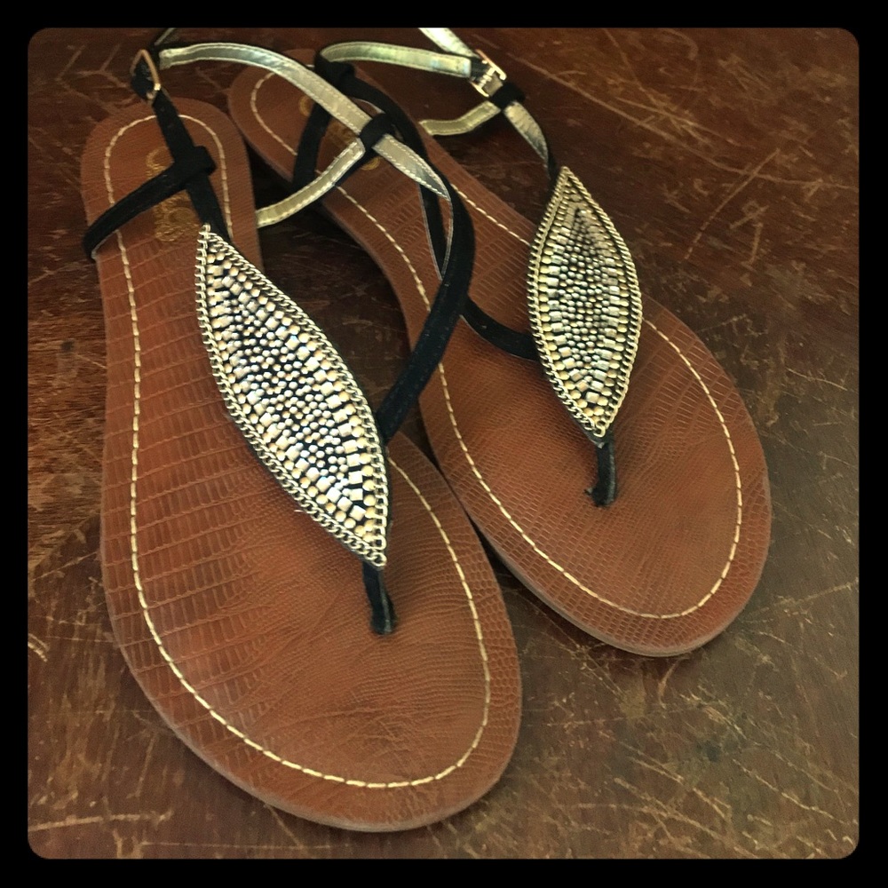 Carlos leaf design sandal